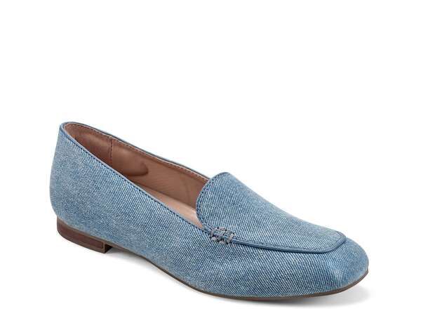 イージースピリット レディース シューズ スリッポン・ローファー Easy Spirit Glorria Loafer Blue Denim デニム