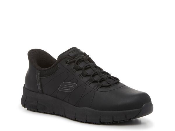 スケッチャーズ レディース シューズ スニーカー Skechers Hands Free SlipIns Nampa Sneaker Black ブラック