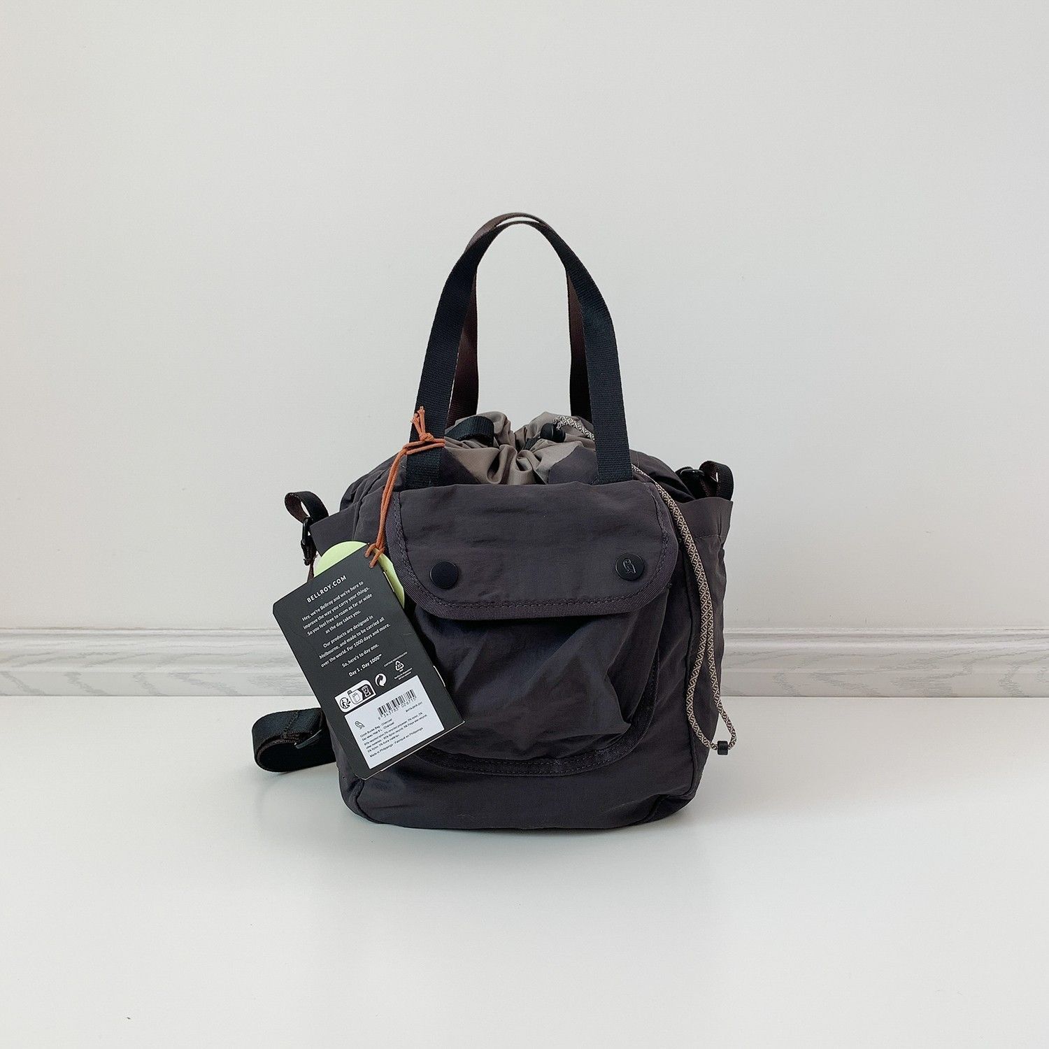 翌日発送 Bellroy ベルロイ Cinch Bucket Bag チャコールグレー 9L