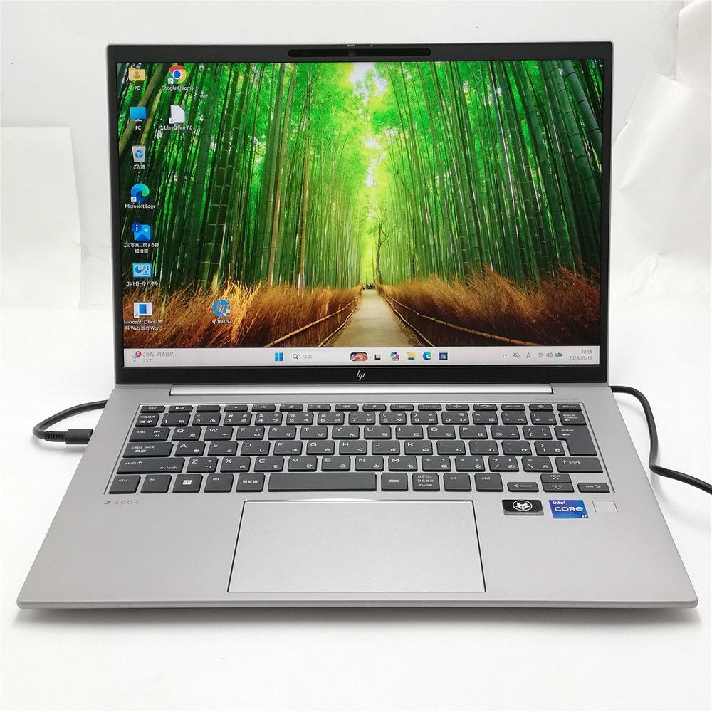 2022年製 中古美品 ノートパソコン hp ZBook Firefly 14inch G9 Core i7 1255U 16GB 512GB 高速SSD 無線 Wi-Fi NVIDIA Windows11 Office済