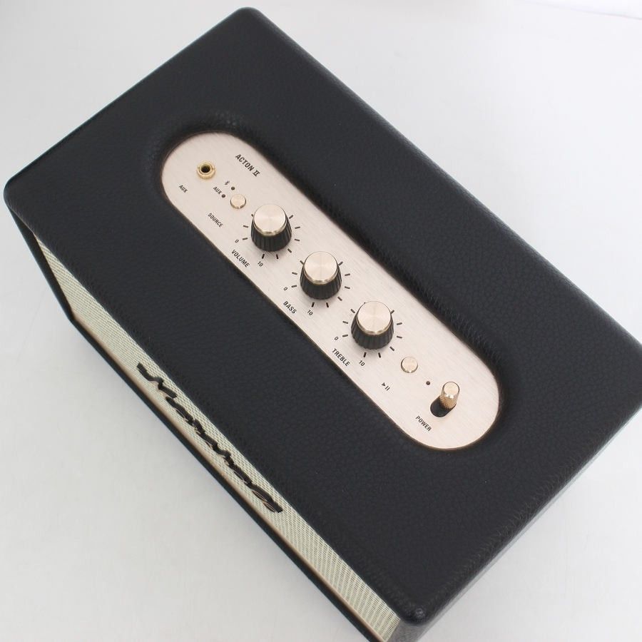 美品】Marshall Acton II ブラック ZMS-1001900 ワイヤレススピーカー