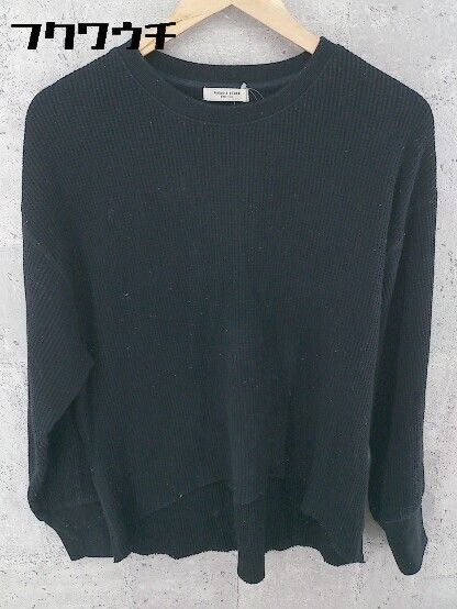 ◇ FREAK'S STORE フリークスストア 長袖 Tシャツ カットソー Fサイズ ブラック レディース 【中古】 【1002798908376】