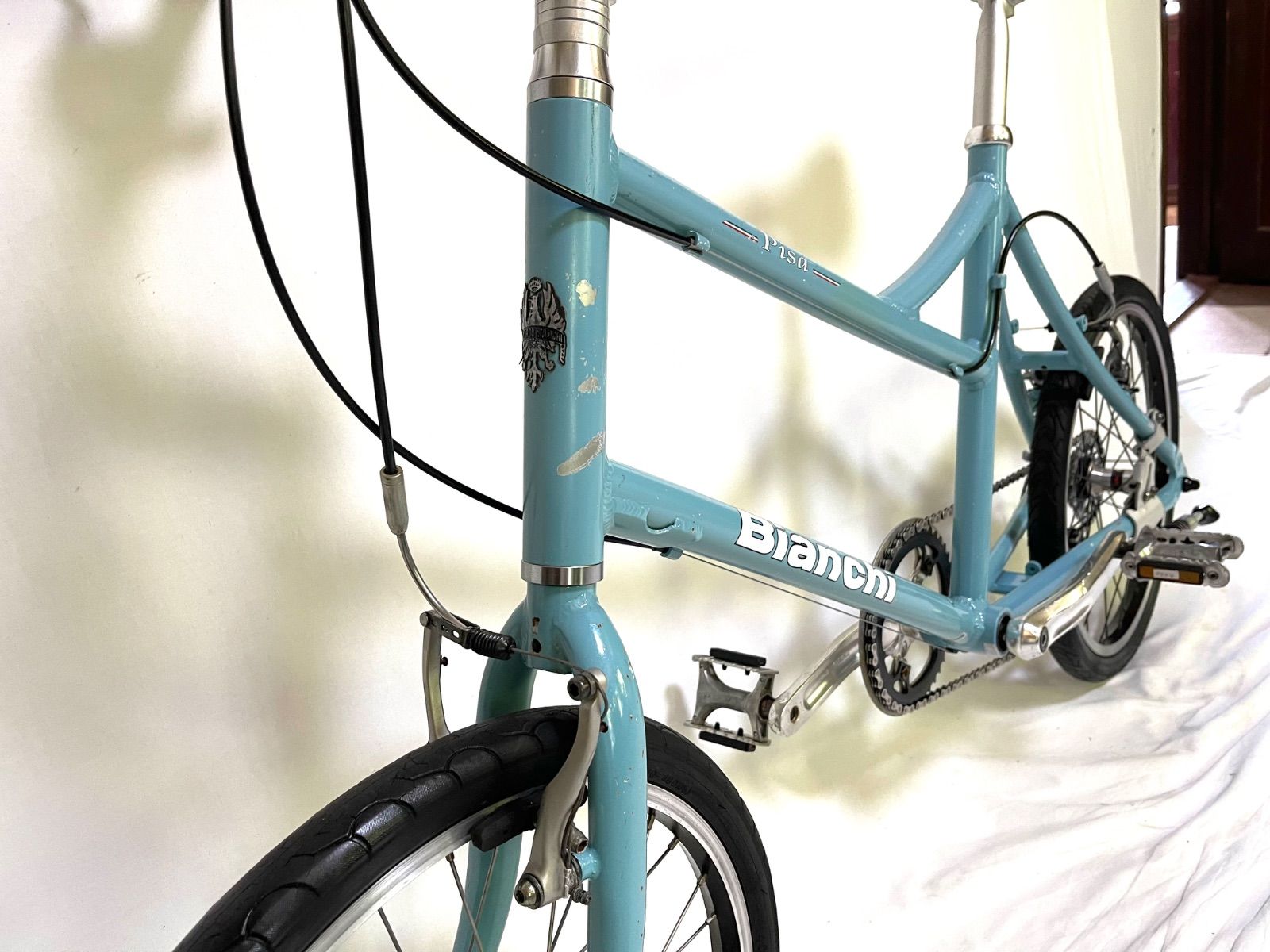 0354【即乘】送料無料 ビアンキ BIANCHI ミニベロ Pisa 小径車 クロス