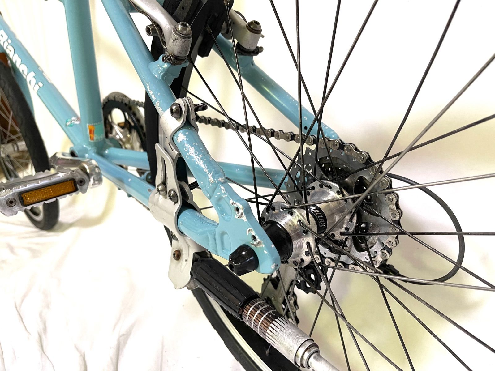0354【即乘】送料無料 ビアンキ BIANCHI ミニベロ Pisa 小径車 クロス