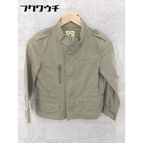 ◇ Ray BEAMS レイ ビームス ミリタリー 長袖 ジップアップ ジャケット 1サイズ カーキ レディース 【中古】 【1002798944923】