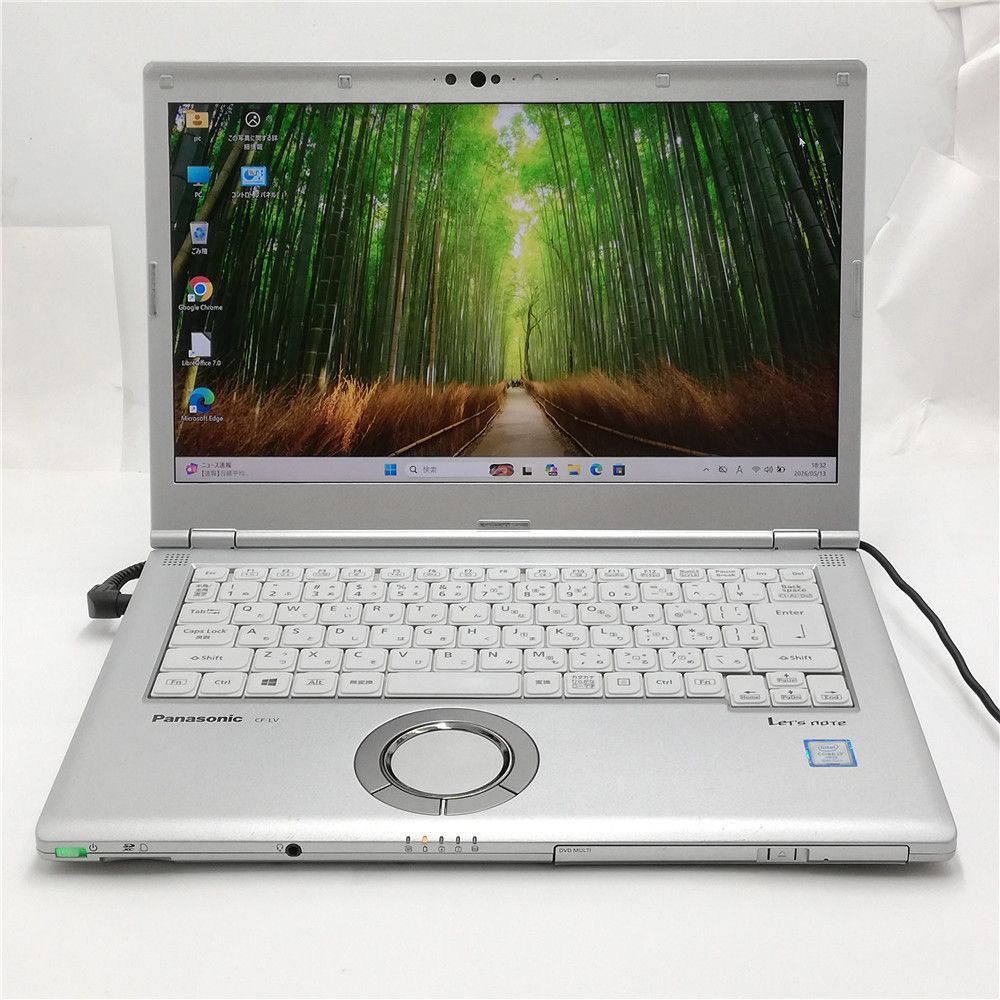 高性能 Wi-Fi有 パナソニック 中古ノートパソコン LV8SDKVS Core i7 8665U 16GB 512GB 高速SSD DVDマルチ 無線 カメラ Windows11 Office済