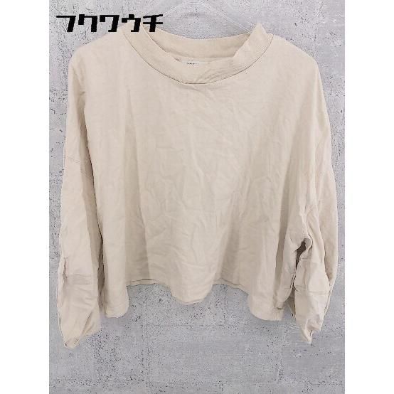 ◇ FREAK'S STORE フリークスストア 長袖 カットソー Fサイズ ベージュ レディース 【中古】 【1002798986251】