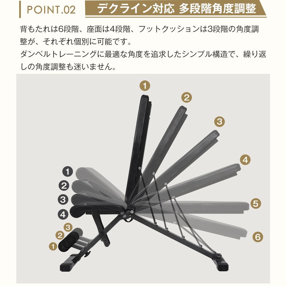 トレーニングベンチ デクラインベンチ 3WAY インクラインベンチ