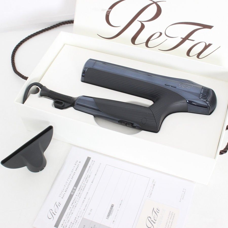 MTG ReFa BEAUTECH DRYER SMART W RE-AX-03A ブラック ヘアドライヤー ビューテック スマート ダブル リファ 本体