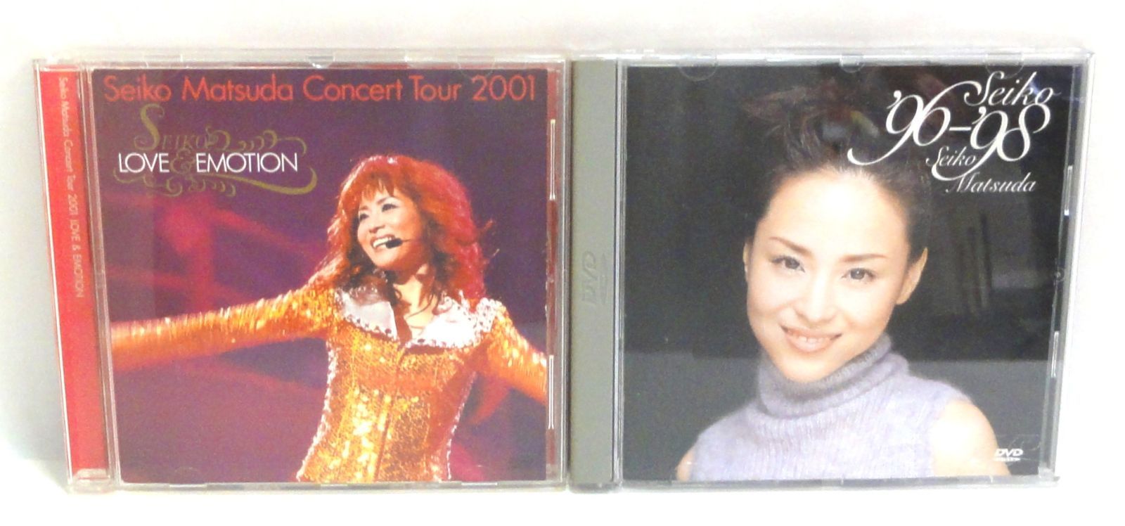 リMVR[ネコ]0970 松田聖子 DVD ConcertTour 2001 LOVE & EMOTION/Seiko Matsuda 96-98 セット 中古品