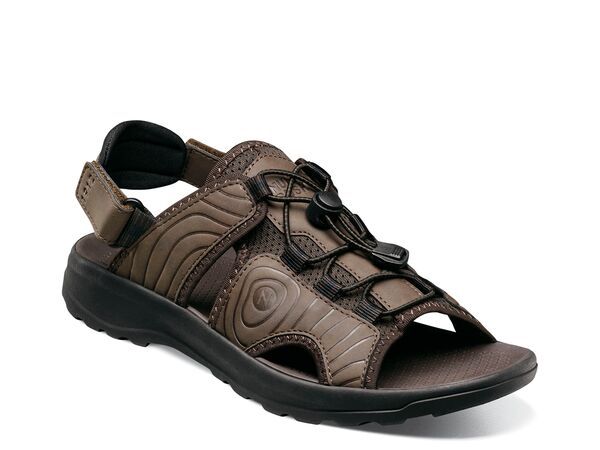 ノンブッシュ メンズ シューズ サンダル Nunn Bush Huck Sandal Dark Brown ブラウン