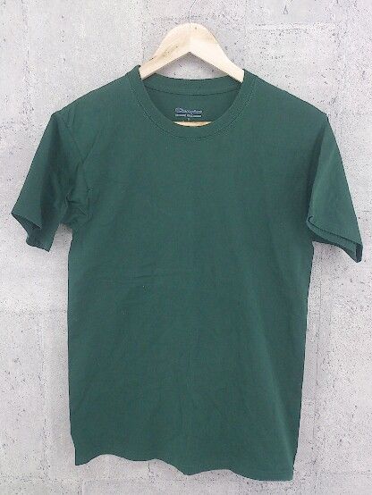 ◇ Champion チャンピオン 半袖 Tシャツ カットソー S グリーン # 【1002799772839】