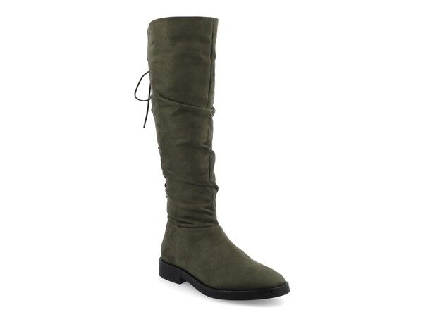 ジュルネ コレクション レディース シューズ ブーツ・レインブーツ Journee Collection Mirinda Wide Calf Boot Olive Green グリーン