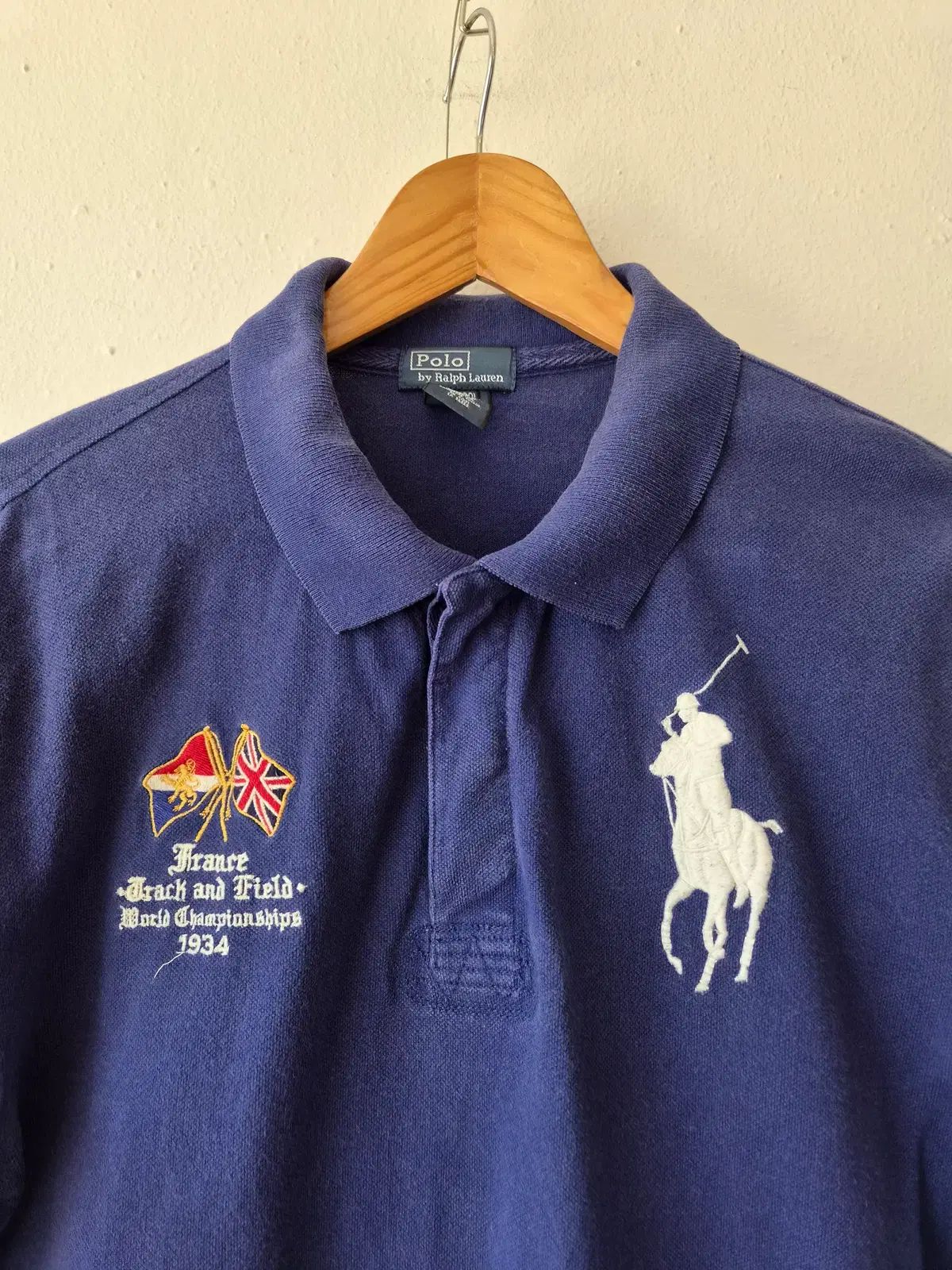 ポロ バイ ラルフ ローレン ジュニア トラック フィールド 1934 ビックポニー フランス 半袖 Tシャツ