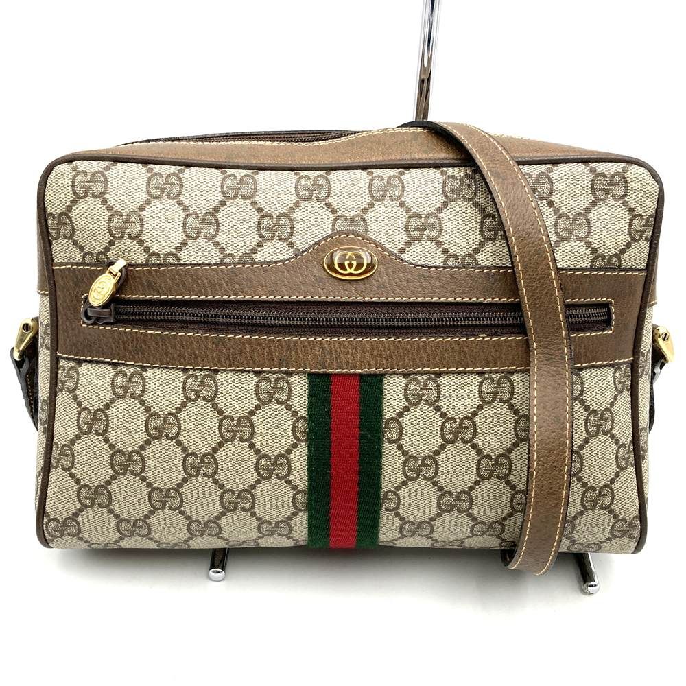 GUCCI グッチ 001 4071 GGスプリーム シェリー ショルダーバッグ オールド ヴィンテージ レディース