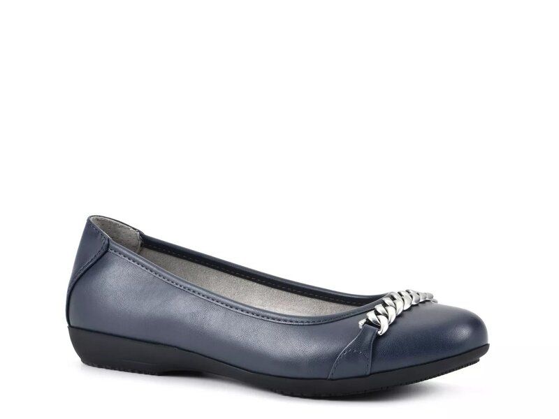 クリフバイホワイトマウンテン レディース シューズ パンプス Cliffs by White Mountain Charmed Ballet Flat Navy ネイビー