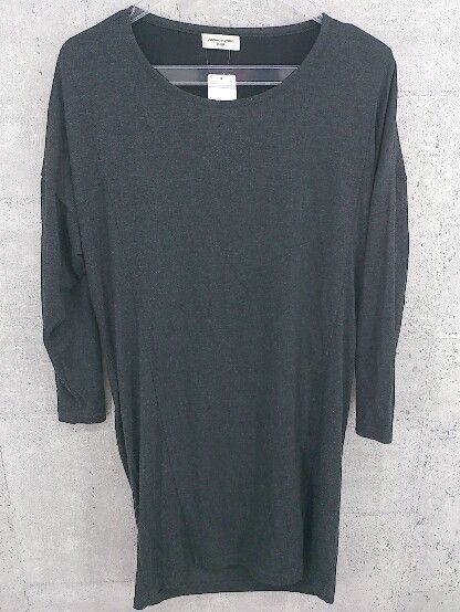 ◇ JOURNAL STANDARD ジャーナルスタンダード 七分袖 膝丈 チュニック ワンピース L グレー レディース 【中古】 【1002799799768】