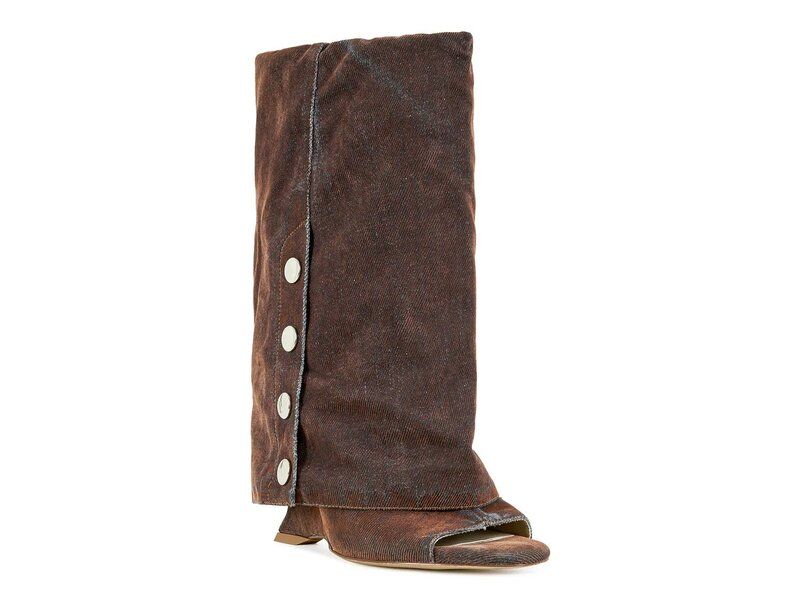 アザレア ワン レディース シューズ ブーツ・レインブーツ Azalea Wang Tinseled Foldover Boot Burnt Orange オレンジ 16,416円