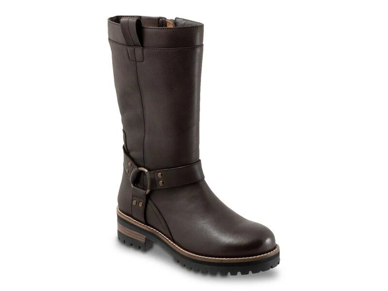ソフトウォーク レディース シューズ ブーツ・レインブーツ Softwalk Edgewater Boot Dark Brown ブラウン
