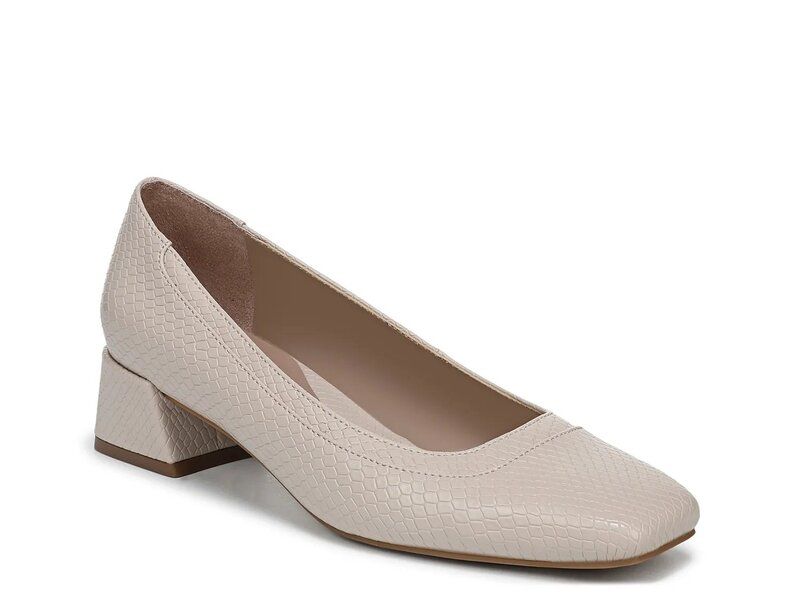 ナチュライザー レディース シューズ パンプス Naturalizer Huntley Pump IvoryGrey Snake Print Synthetic アイボリー