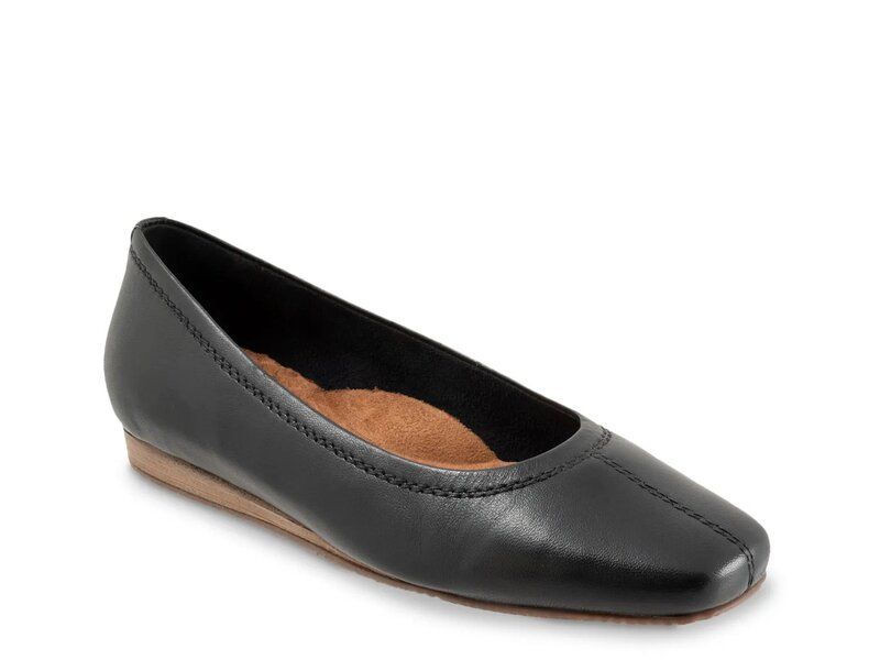 ソフトウォーク レディース シューズ パンプス Softwalk Vera Cruz Ballet Flat Black ブラック