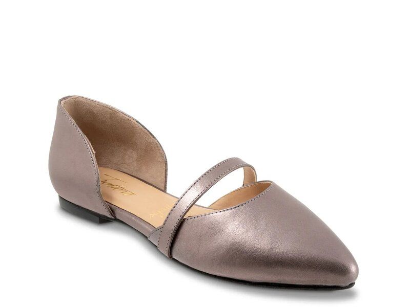 トロッターズ レディース シューズ パンプス Trotters Emory Flat Pewter Metallic ピューター