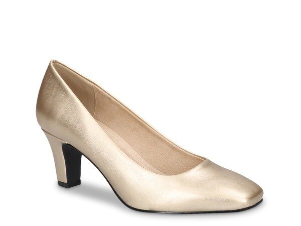 イージーストリート レディース シューズ パンプス Easy Street Poet Pump Gold Metallic ゴールド
