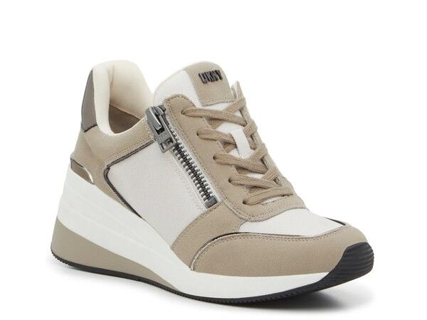 ダナ キャラン ニューヨーク レディース シューズ スニーカー DKNY Kaden Wedge Sneaker Tan タン