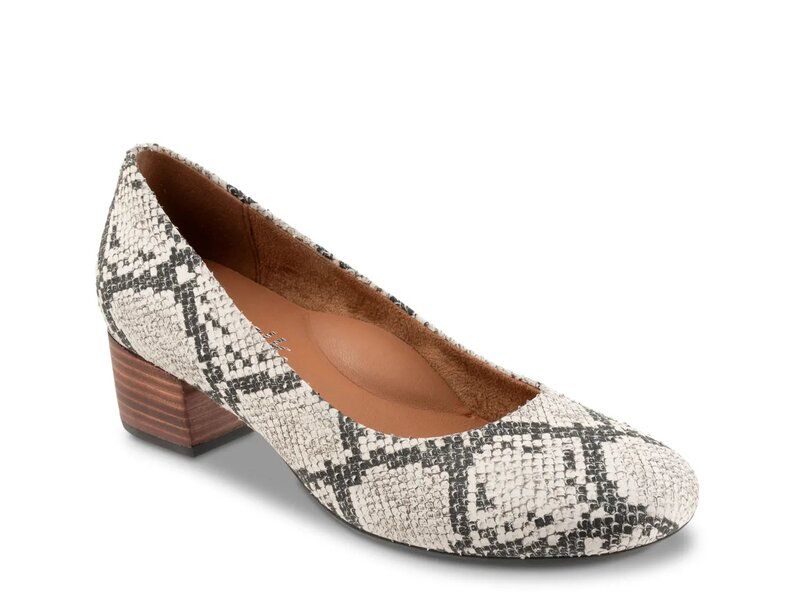 ソフトウォーク レディース シューズ パンプス Softwalk Lynn Pump BlackWhiteSnake Print ホワイト