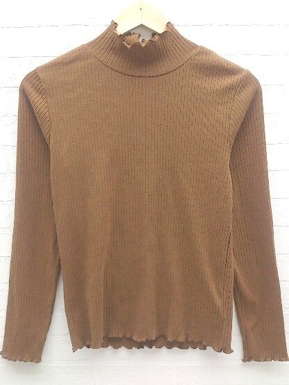 ◇ FREAK'S STORE フリークスストア 長袖 ニット セーター F ブラウン * 1002799858762 【中古】 【1002799858762】