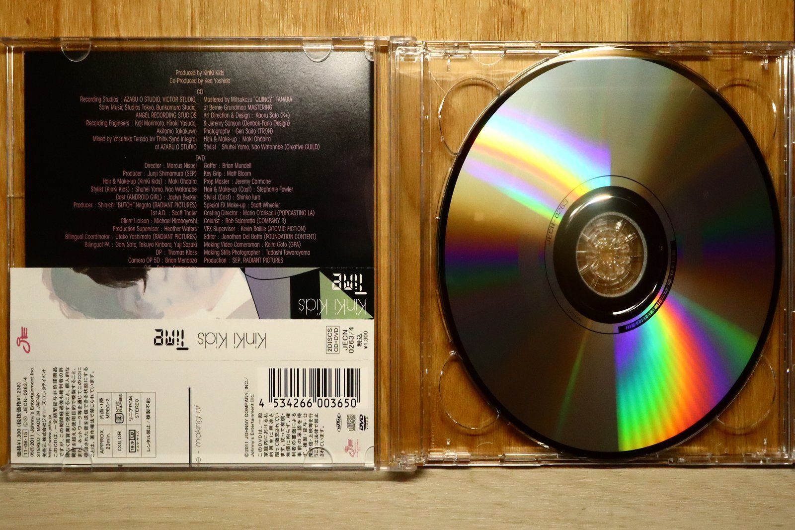 国内盤CD☆キンキキッズ/KinKi Kids□ Time【初回盤】 【JECN0263