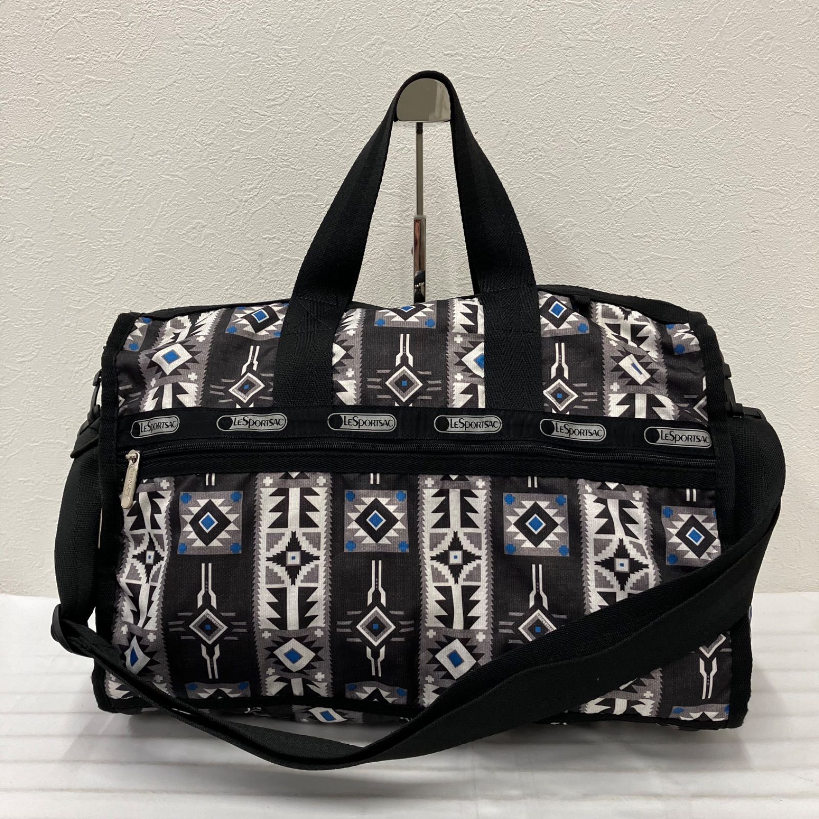3436　LeSportsac　レスポートサック　アリゾナドリーム　Arizona Dream　アリゾナドーム　ブレンダ　コラボ　日本上陸25周年　2way　ボストンバッグ　旅行用バッグ　ブラック　黒　ブルー　グレー　軽量