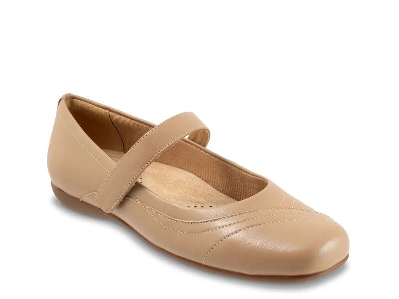トロッターズ レディース シューズ パンプス Trottersherese Mary Jane Flat Beige Leather ベージュ