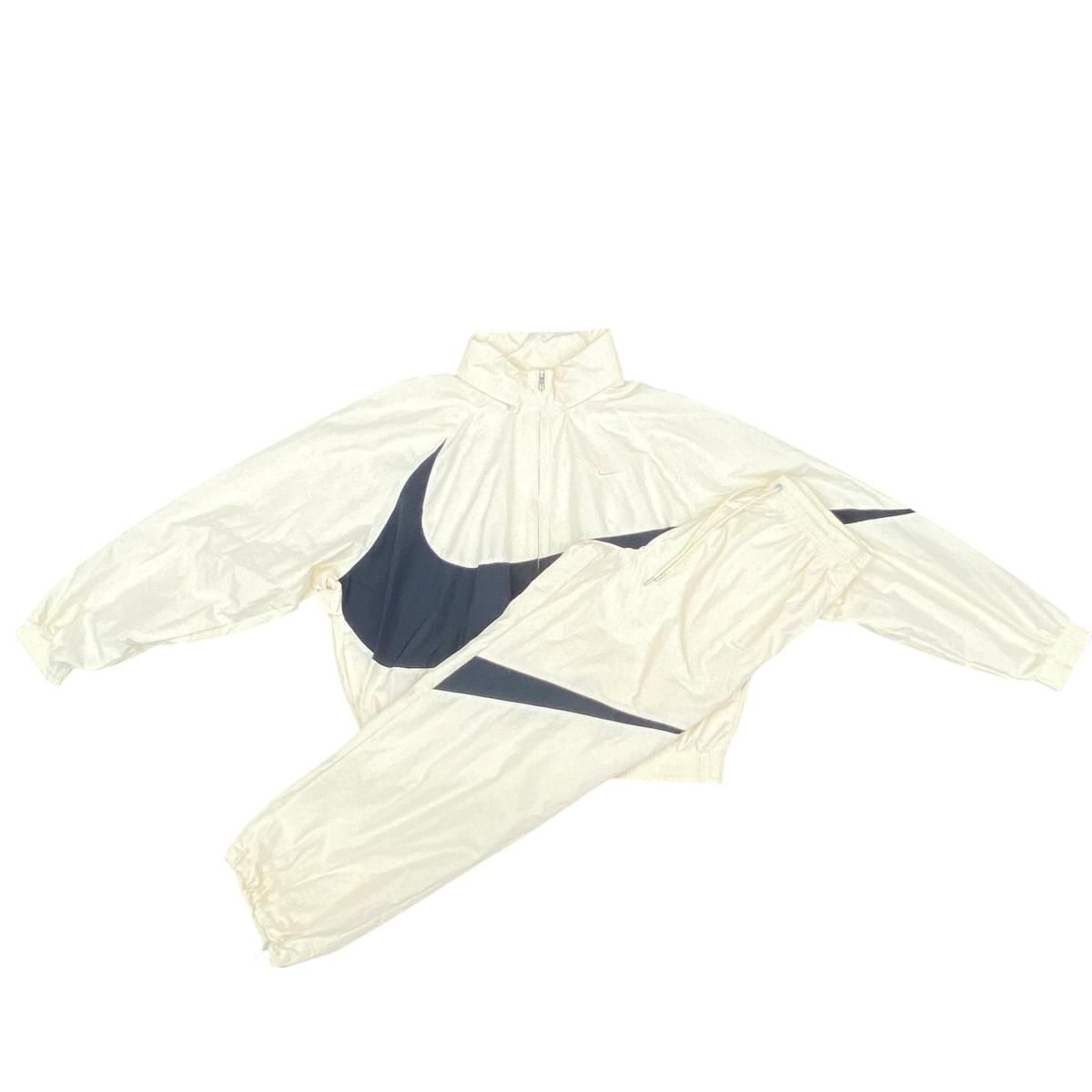 ☆ナイキ FB7881/FB7878 ナイロンジャケット セットアップ 上下セット XXL/L ココナッツミルク NIKE