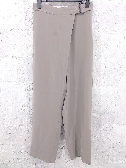 ◇ nano universe ナノ ユニバース ワイド パンツ 36 グレー系 * 1002799912709 【中古】 【1002799912709】