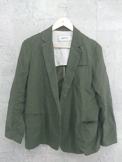 ◇ Rouge vif ルージュ ヴィフ 長袖 ジャケット 38 カーキ * 1002799909143 【中古】 【1002799909143】