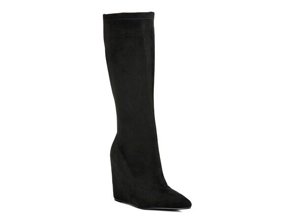 ロンドンラグ レディース シューズ ブーツ・レインブーツ London Rag Gladol Wedge Boot Black ブラック
