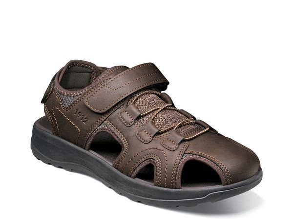 ノンブッシュ メンズ シューズ サンダル Nunn Bush Huck Fisherman Sandal Brown ブラウン