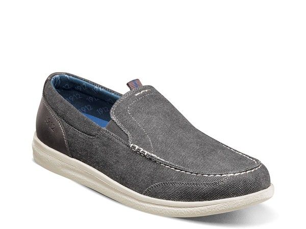 ノンブッシュ メンズ シューズ スリッポン・ローファー Nunn Bush Brewski Venetian SlipOn Gunmetal Grey グレー