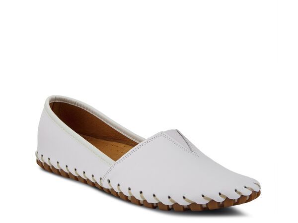 スプリングステップ レディース シューズ スリッポン・ローファー Spring Step Kathaleta SlipOn White ホワイト