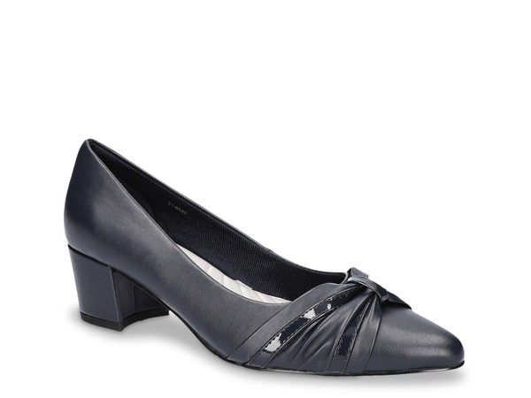 イージーストリート レディース シューズ パンプス Easy Street Millie Pump Navy ネイビー
