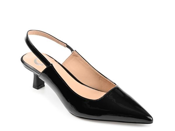 ジュルネ コレクション レディース シューズ パンプス Journee Collection Paulina Pump Patent Black ブラック
