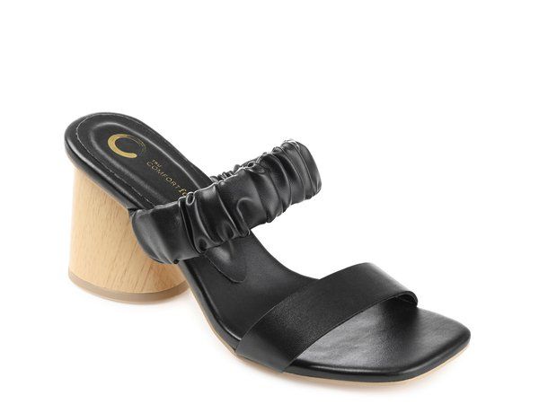 ジュルネ コレクション レディース シューズ サンダル Journee Collection Fayth Sandal Black ブラック