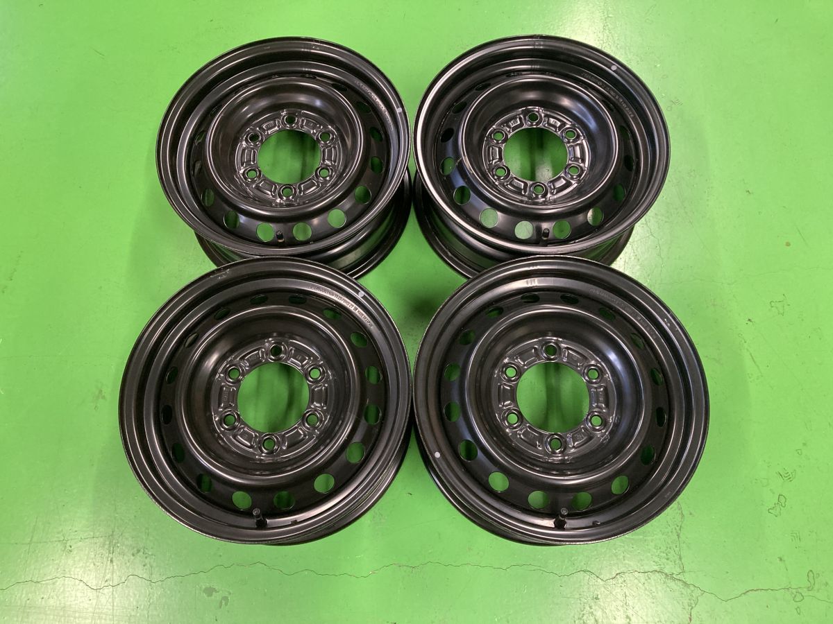 トヨタ 200 ハイエース 純正 15インチスチールホイール 4本SET TRH200V KDH200V 6.0J +35 6H 139.7 106φ 納車外し品 レジアスエース