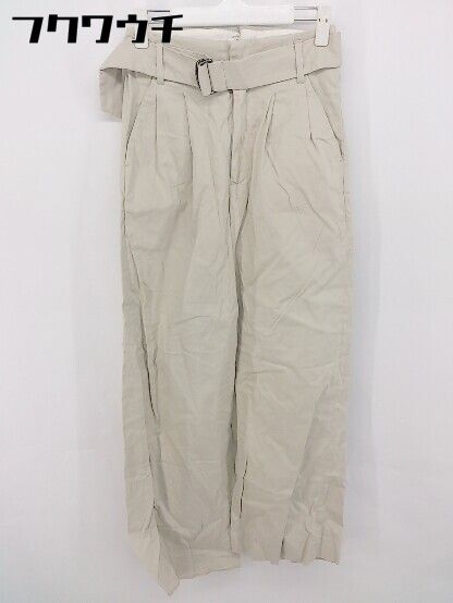 ◇ ◎ URBAN RESEARCH DOORS アーバン リサーチ ドアーズ ベルト付き パンツ サイズ36 ベージュ レディース 【中古】 【1103020017313】