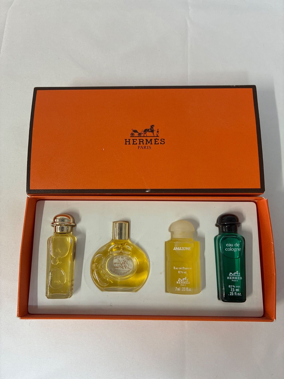 ② HERMES ミニ香水セット 7.5ml×4 箱付き-日本の公式オンライン