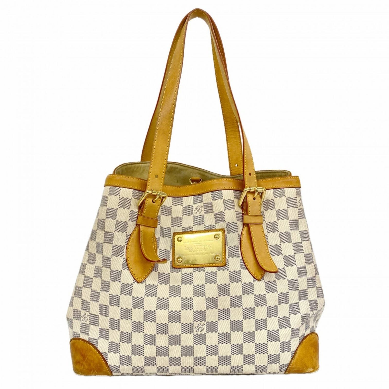 ルイ・ヴィトン(Louis Vuitton) ルイ・ヴィトン トートバッグ ダミエ・アズール ハムステッドMM N51206 ホワイトレディース P2878123