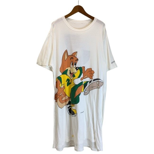 【中古】　JEF UNITED　Tシャツ　90s vintage　90年代　OLD　(C)1992DNP/JEF.FC　半袖　トップス　ジェフユナイテッド　プリント　古着　/1953