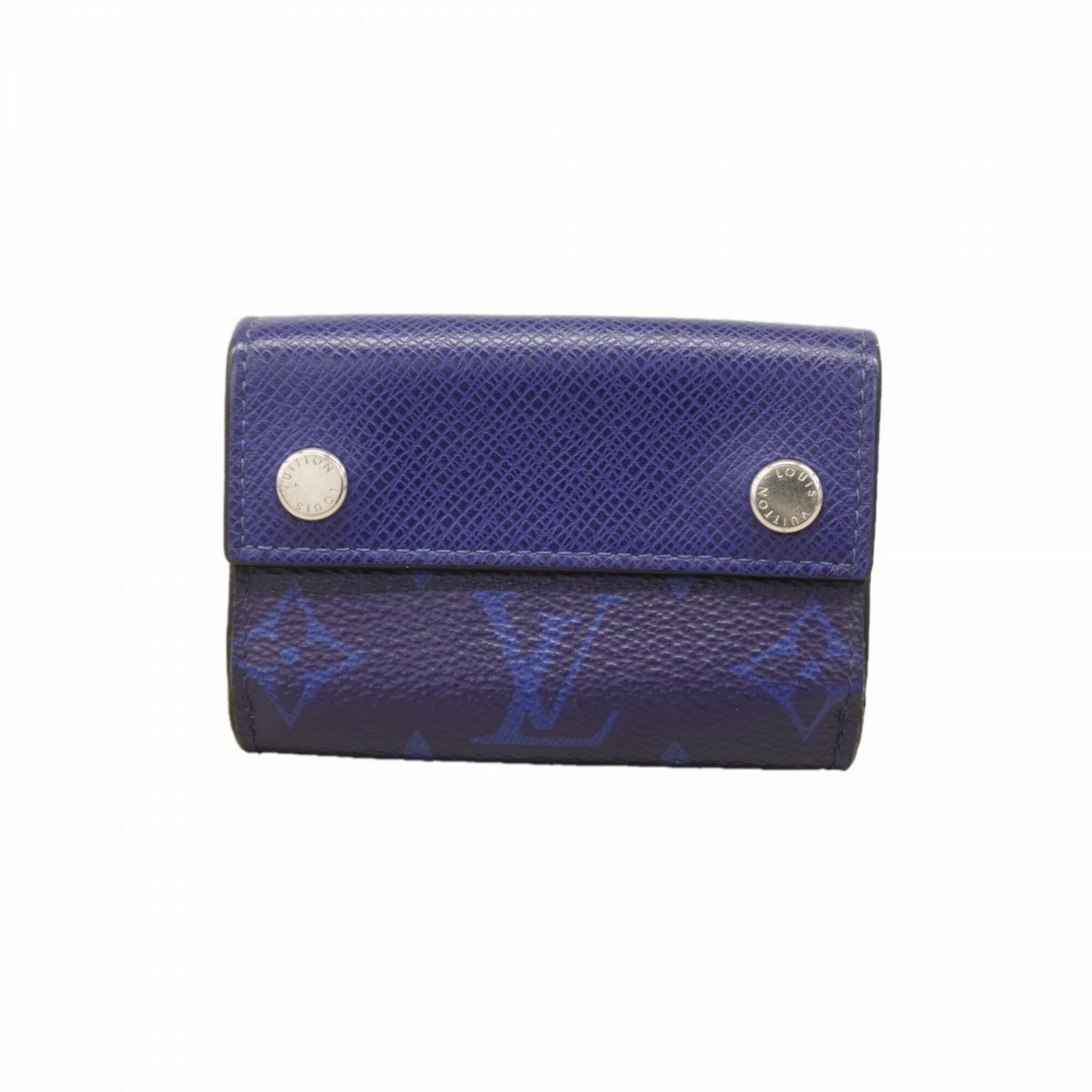 ルイ・ヴィトン(Louis Vuitton) ルイ・ヴィトン 三つ折り財布 タイガラマ ディスカバリーコンパクト M67620 ブルーメンズ P2876276