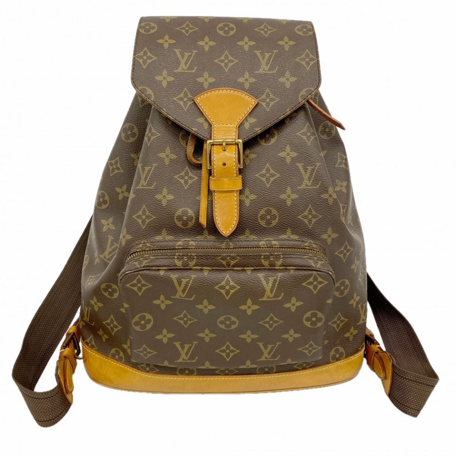 ルイ・ヴィトン(Louis Vuitton) ルイ・ヴィトン リュック・デイパック モノグラム モンスリGM M51135 ブラウンレディース P2876218